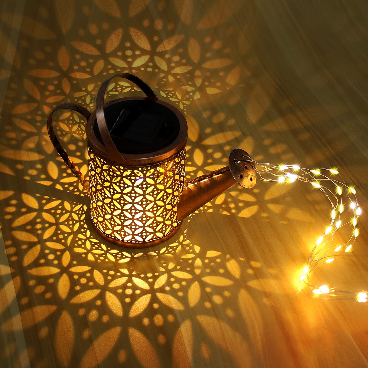 Draadloze LED Solar Lichtgieter - Creëer een fantastische sfeer in jouw tuin!