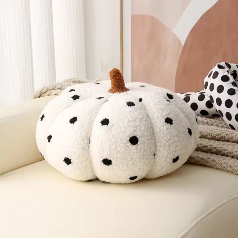 Pompoen Pluche Kussen – Herfst & Halloween Decoratie