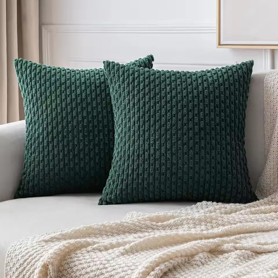 Corduroy Boho Kussenhoes – Zachte Sierkussenhoes voor Bank & Bed