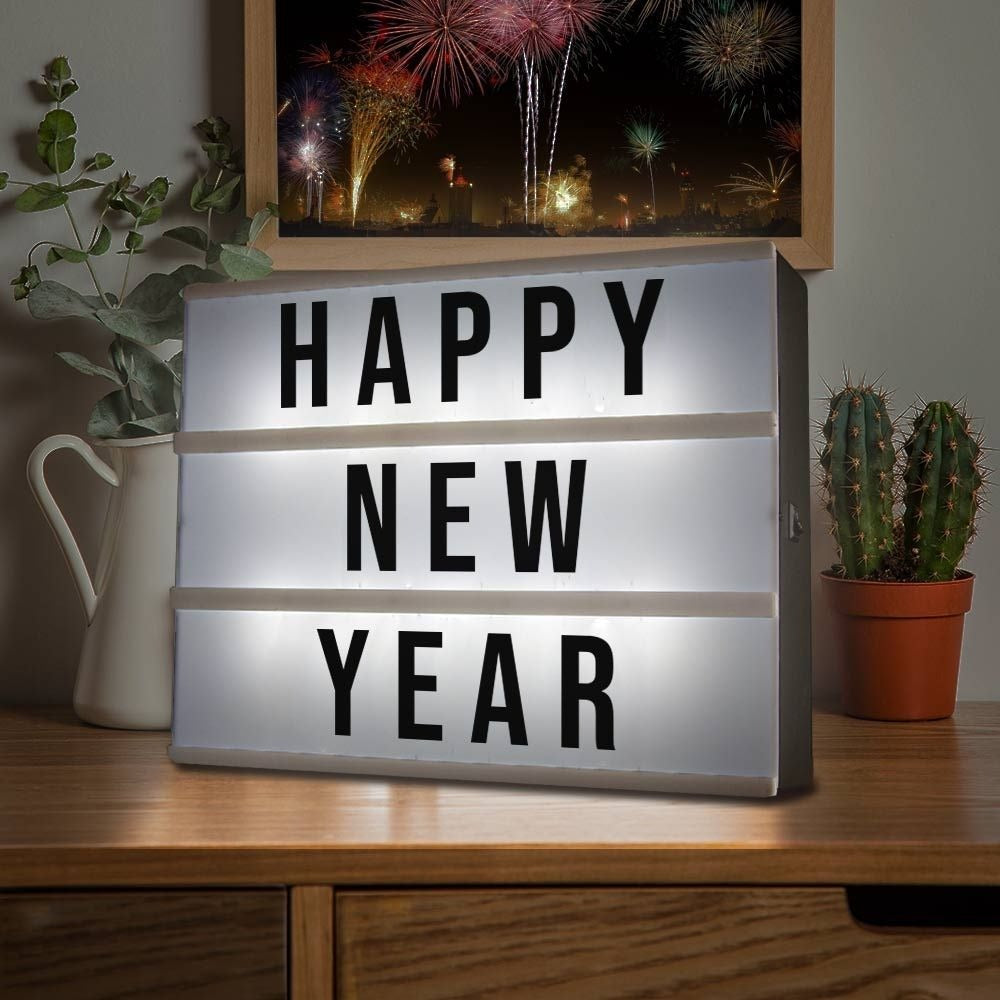 Cinema Lightbox A4 – Lichtbak met 84 Letters & Symbolen