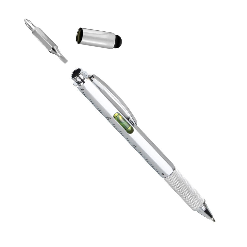 6-in-1 Multitool Pen – Multifunctionele Toolpen voor Klussers