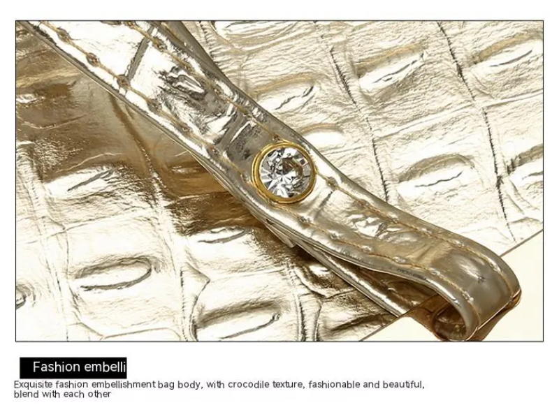 IsabellaBag – Luxe Schoudertas met Krokodillenprint