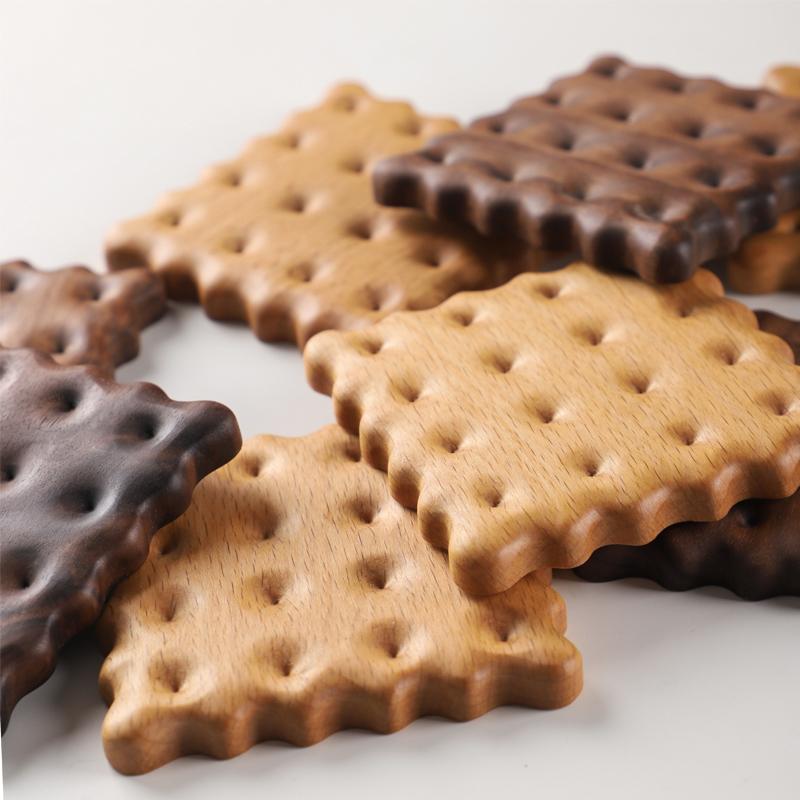 CookieCoasters - Houten Onderzetters met Uniek Design