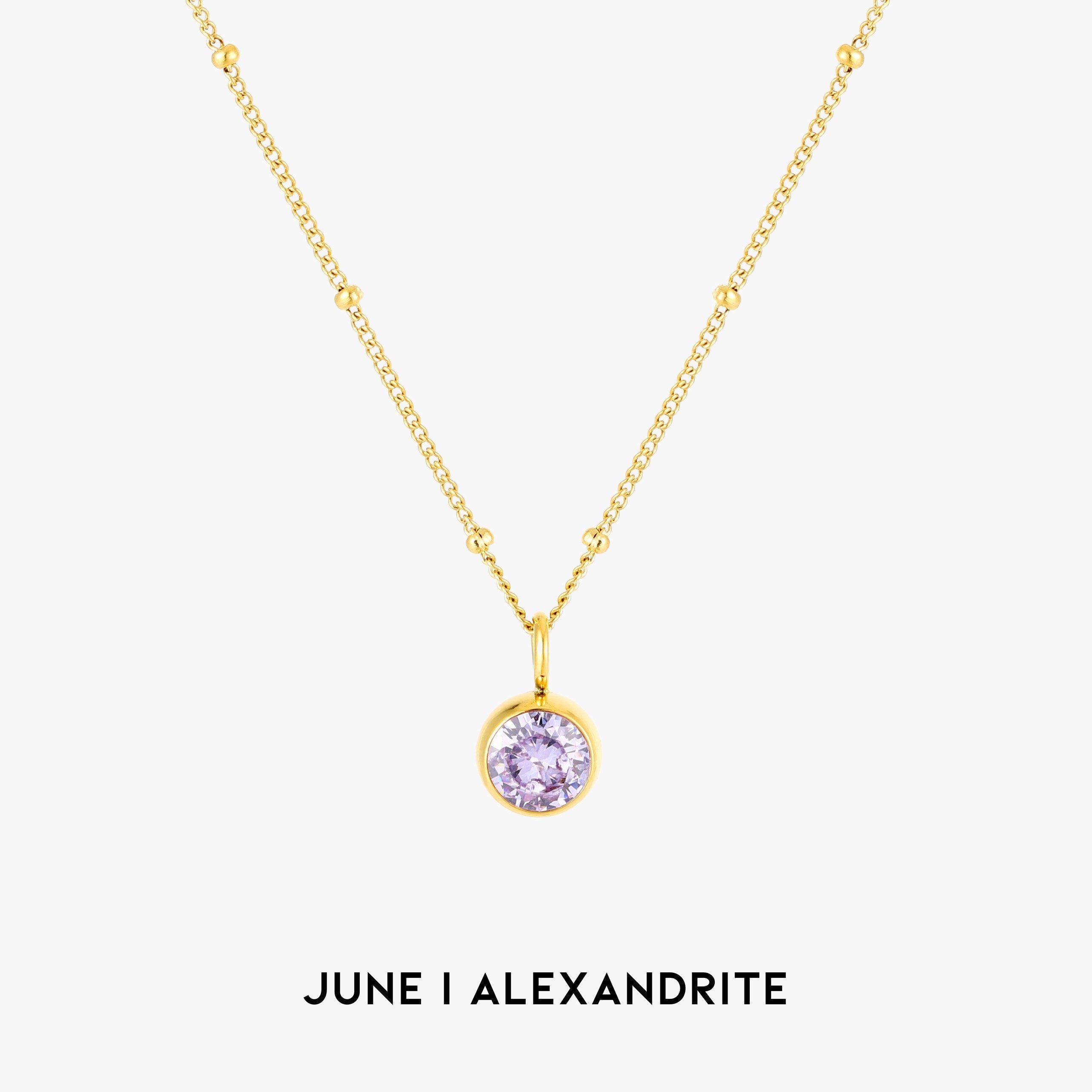 Aurora Geboortesteen Ketting - Een Betoverende Verbondenheid