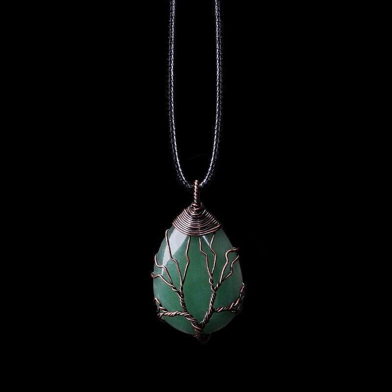 Velarien Aventurine Teardrop Necklace
