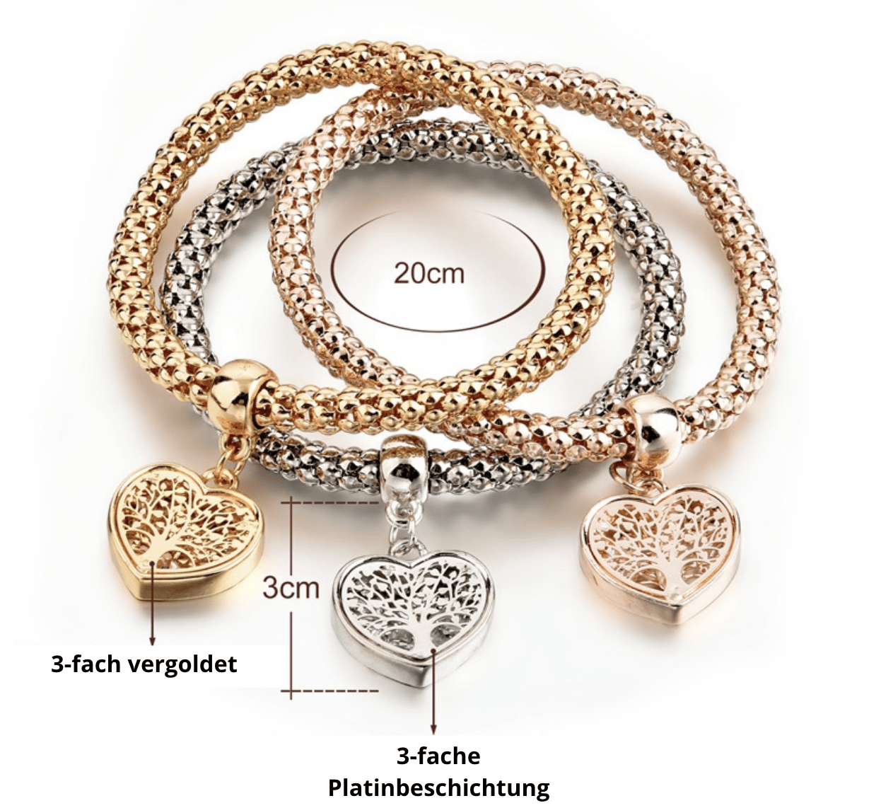Liora Set – Elegante Armbanden 3-delig