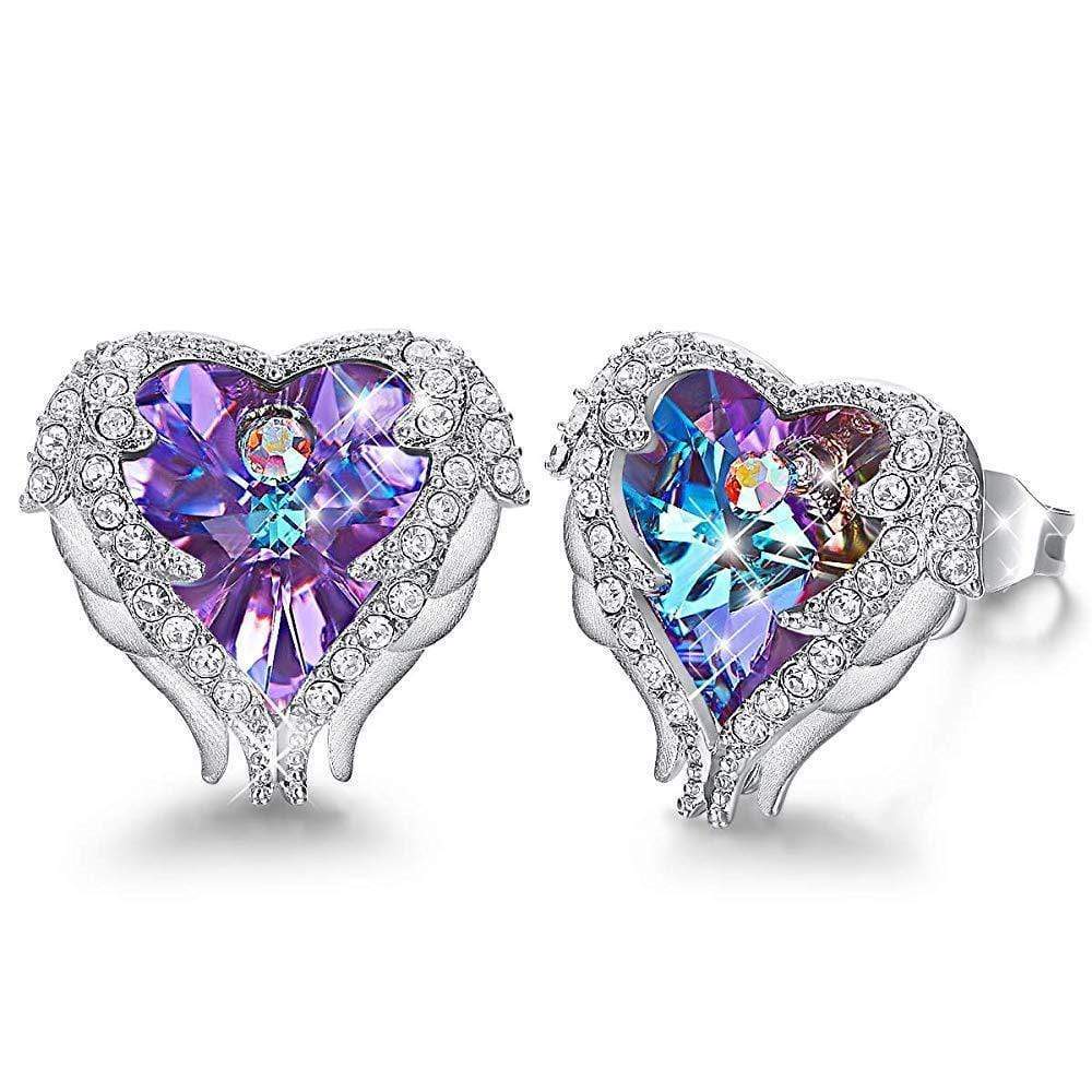 Celina – Elegante Engelvleugel Oorbellen in Zilver