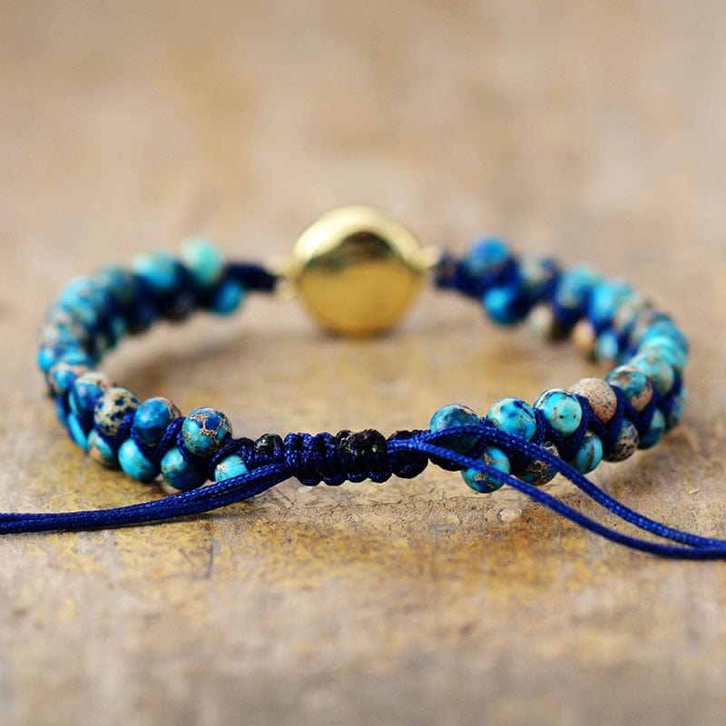 Ocean-Inspired Opal & Jasper Bracelet - Thalassa Collection