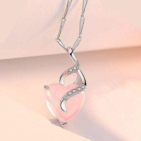 Calista Heart - Elegante Opaal Halsketting