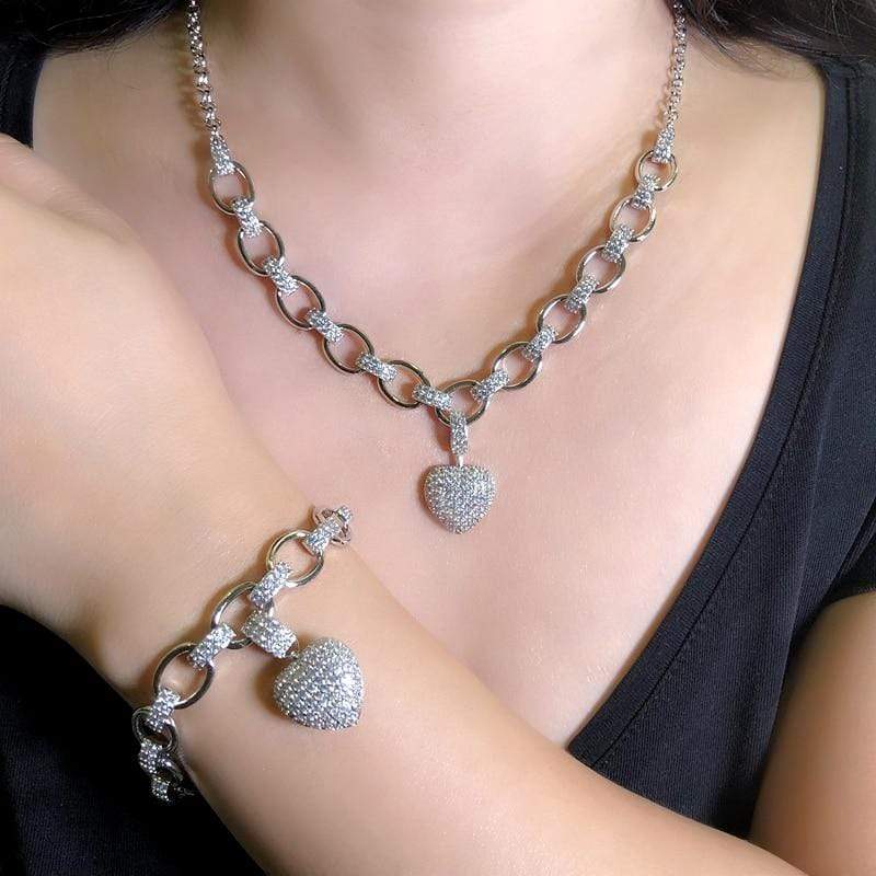 Elisette - Luxe Zirkonia Sieradenset voor Dames
