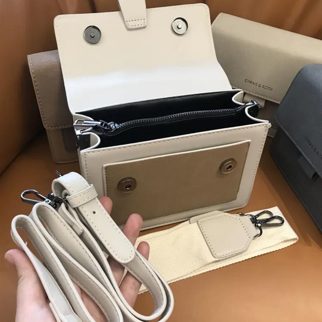 KristelBag - Stijlvolle Crossbody Tas met Flip-Opening