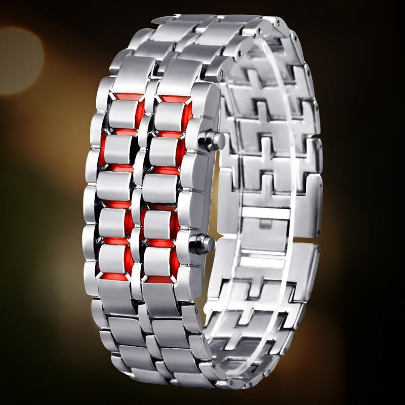 Lava Watch - Trendy LED Polshorloge met Uniek Design