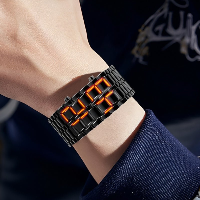 Lava Watch - Trendy LED Polshorloge met Uniek Design