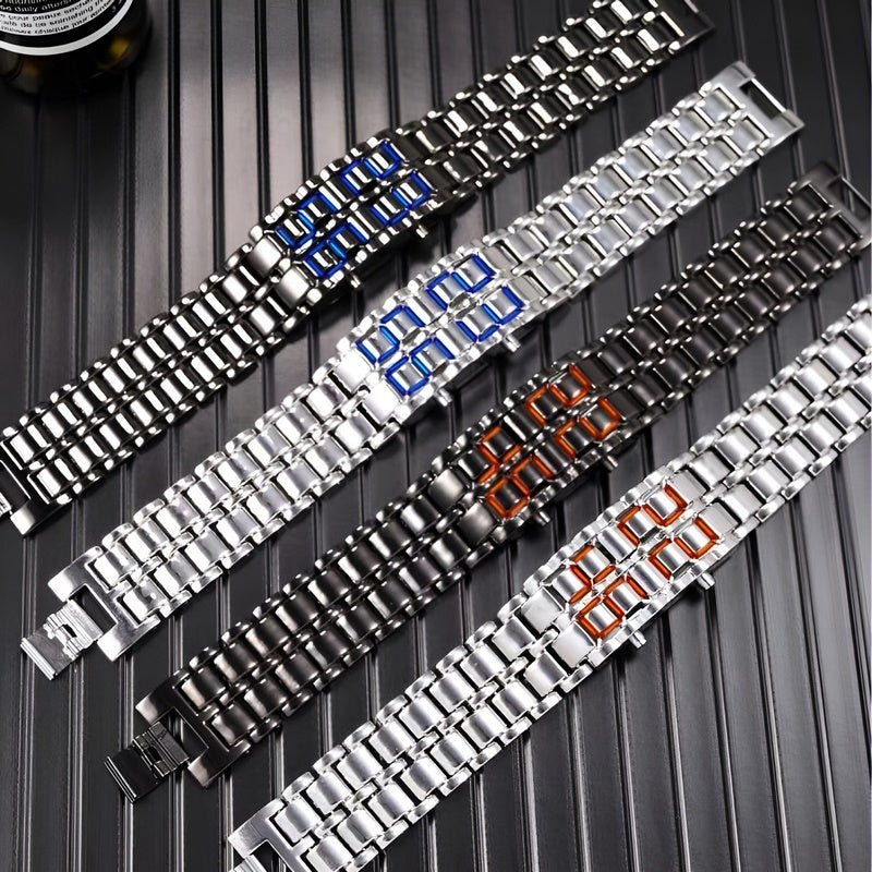 Lava Watch - Trendy LED Polshorloge met Uniek Design