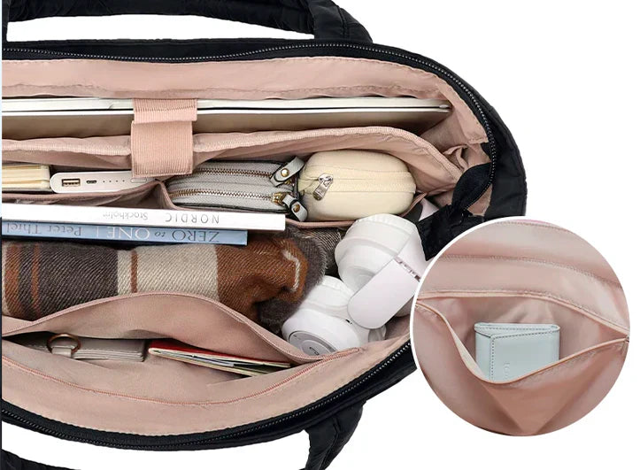 TrendFlex Backpack - Stijlvolle Puffer Rugzak voor Elke Dag