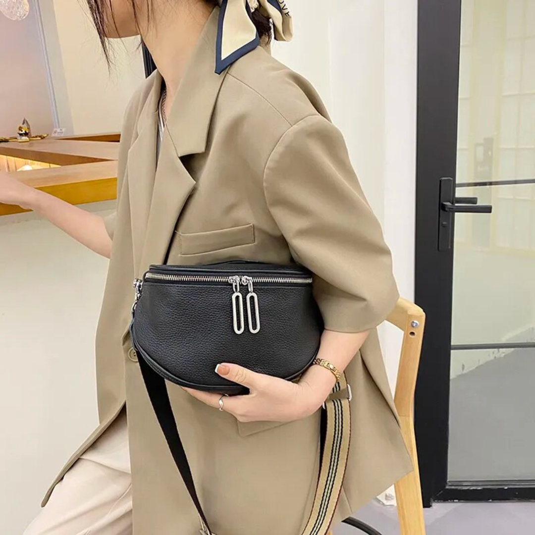 Lucy LeatherBag – Trendy en Schattige Leren Zadeltas