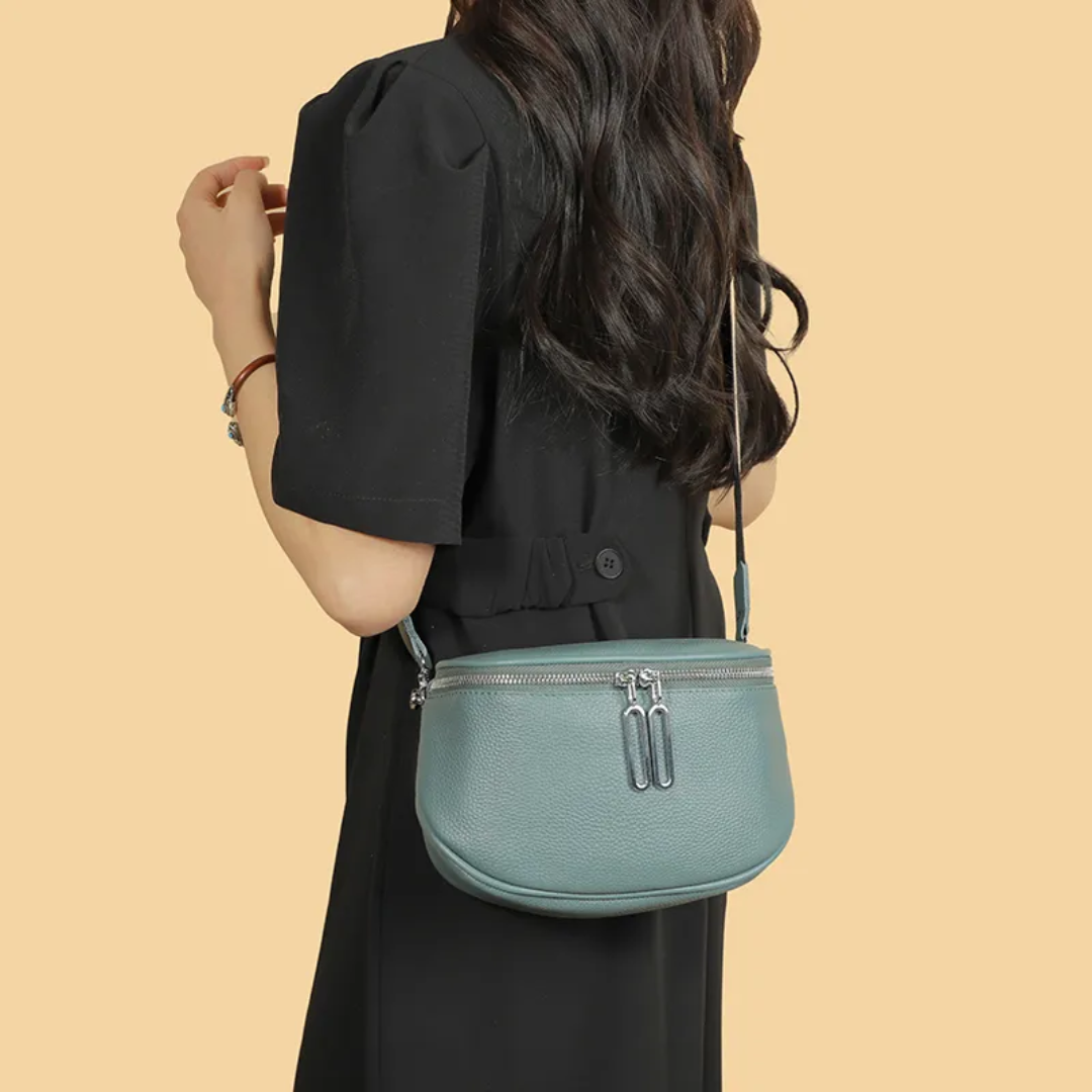 Lucy LeatherBag – Trendy en Schattige Leren Zadeltas