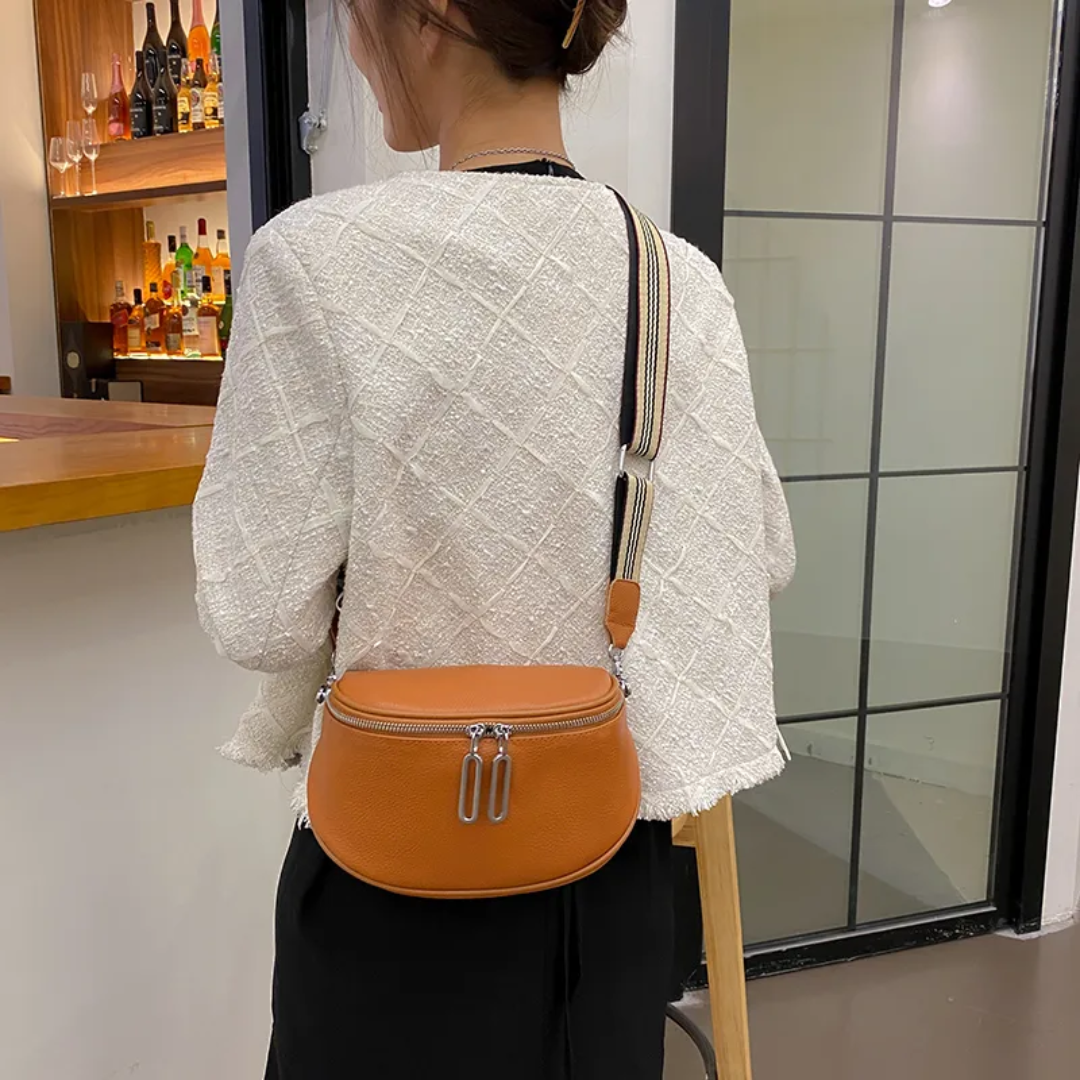 Lucy LeatherBag – Trendy en Schattige Leren Zadeltas