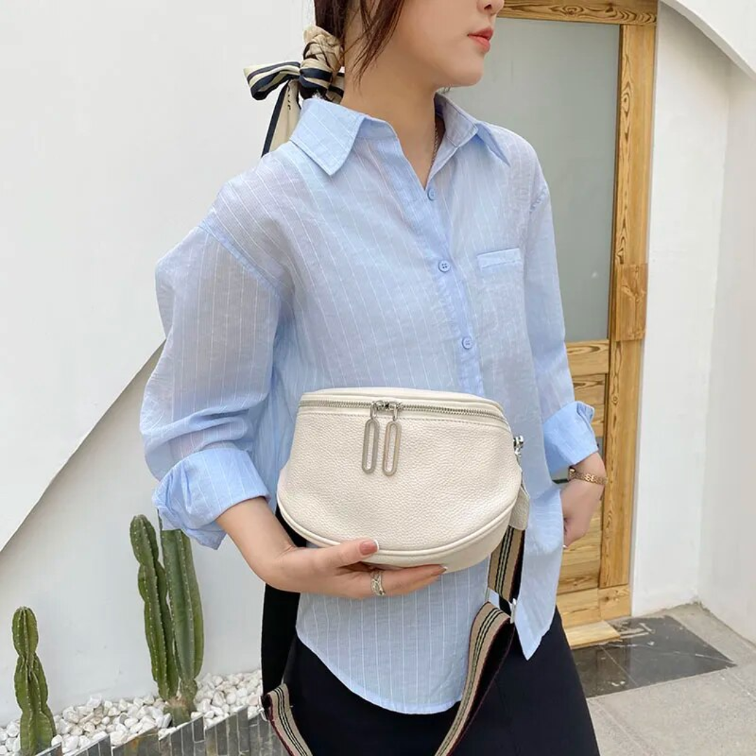 Lucy LeatherBag – Trendy en Schattige Leren Zadeltas