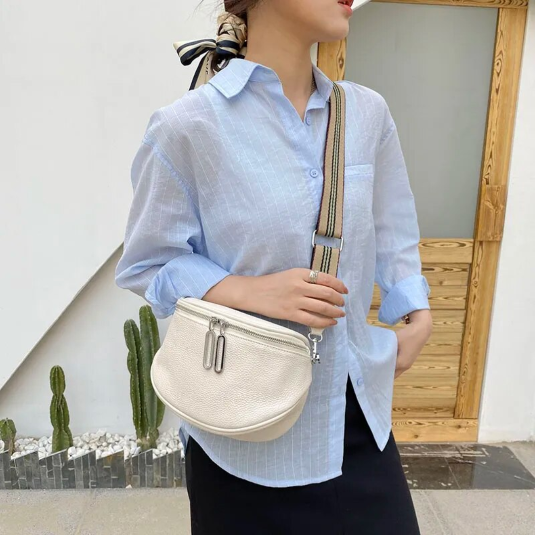Lucy LeatherBag – Trendy en Schattige Leren Zadeltas