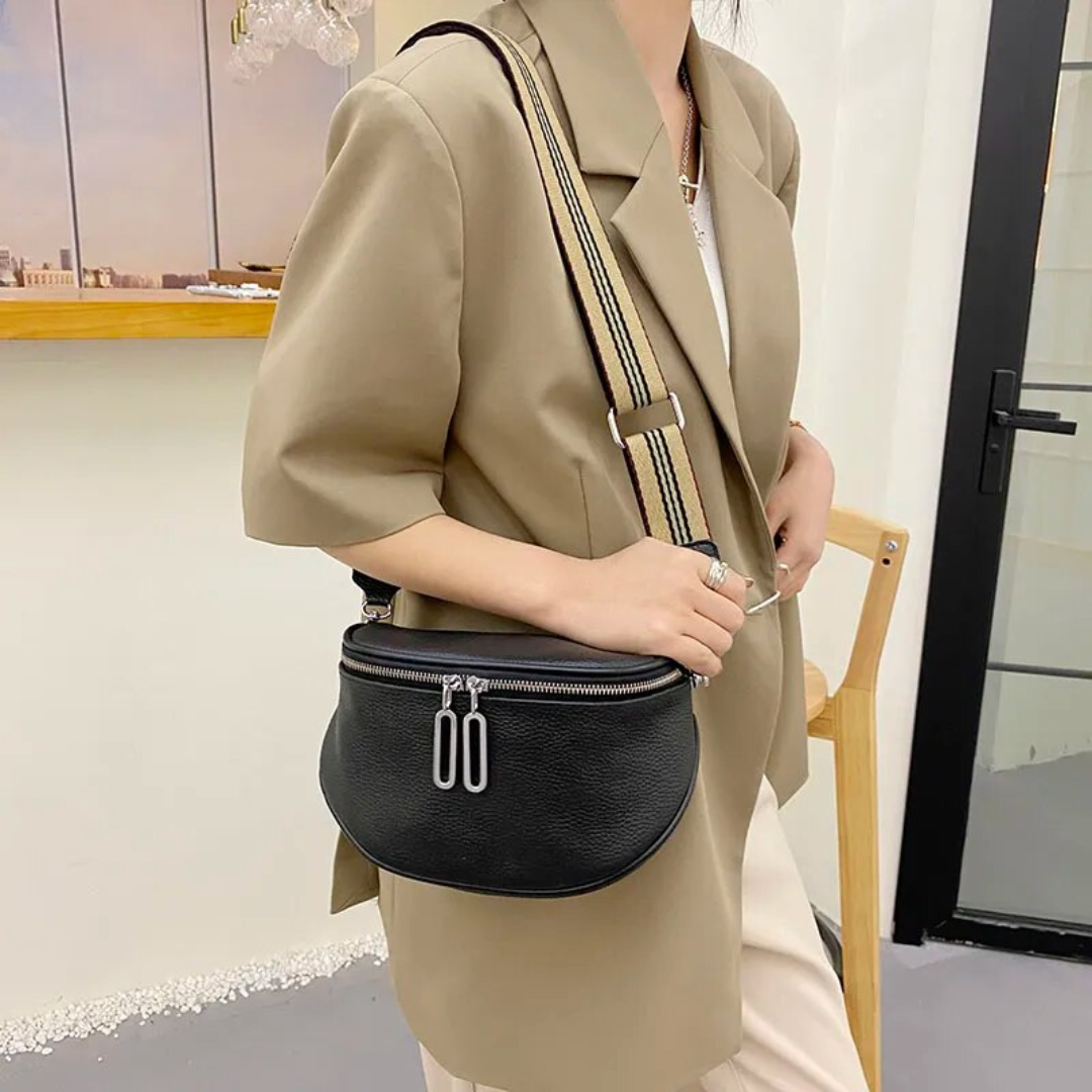 Lucy LeatherBag – Trendy en Schattige Leren Zadeltas