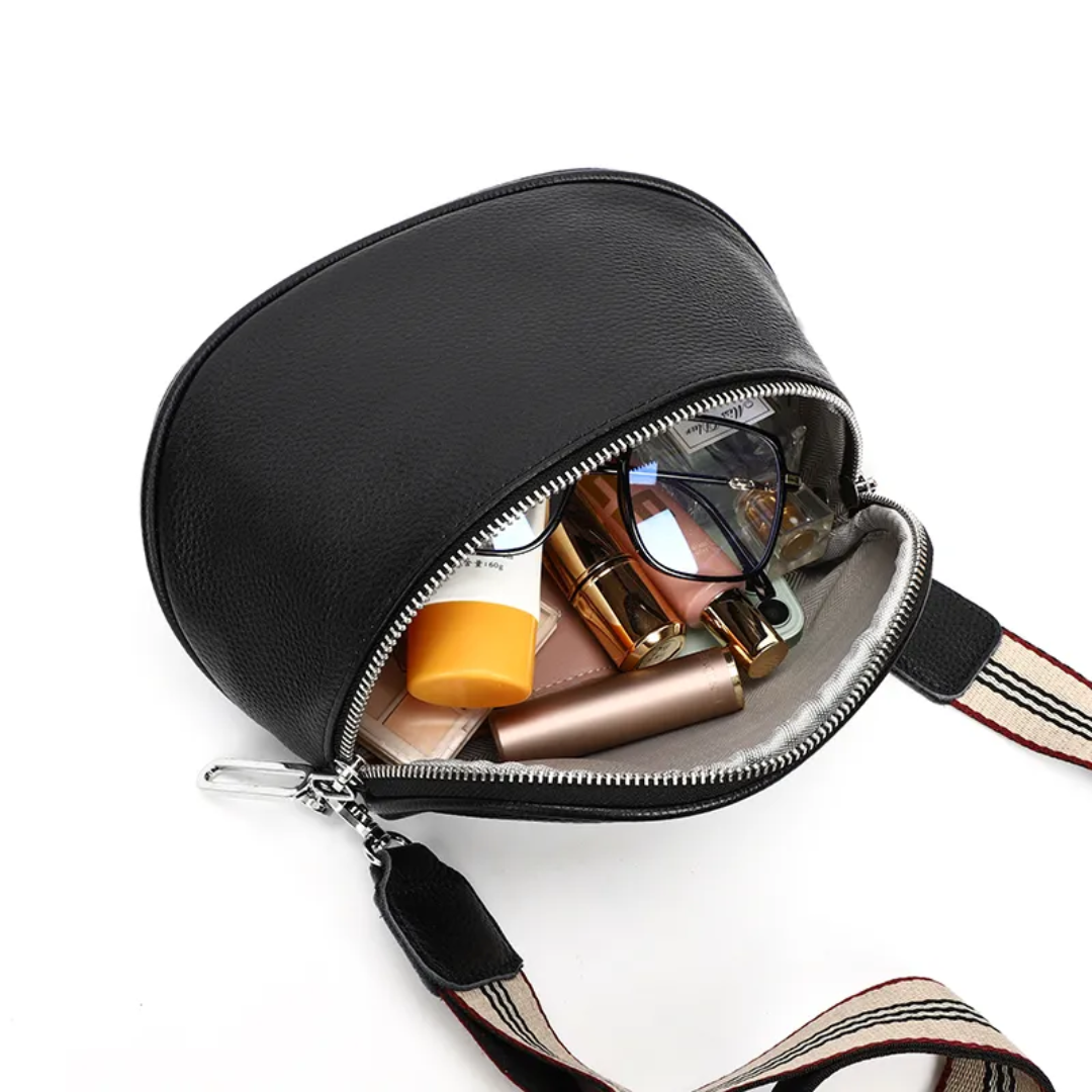 Lucy LeatherBag – Trendy en Schattige Leren Zadeltas