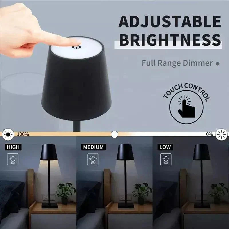 Nora Light – Draadloze Tafellamp met Dimfunctie