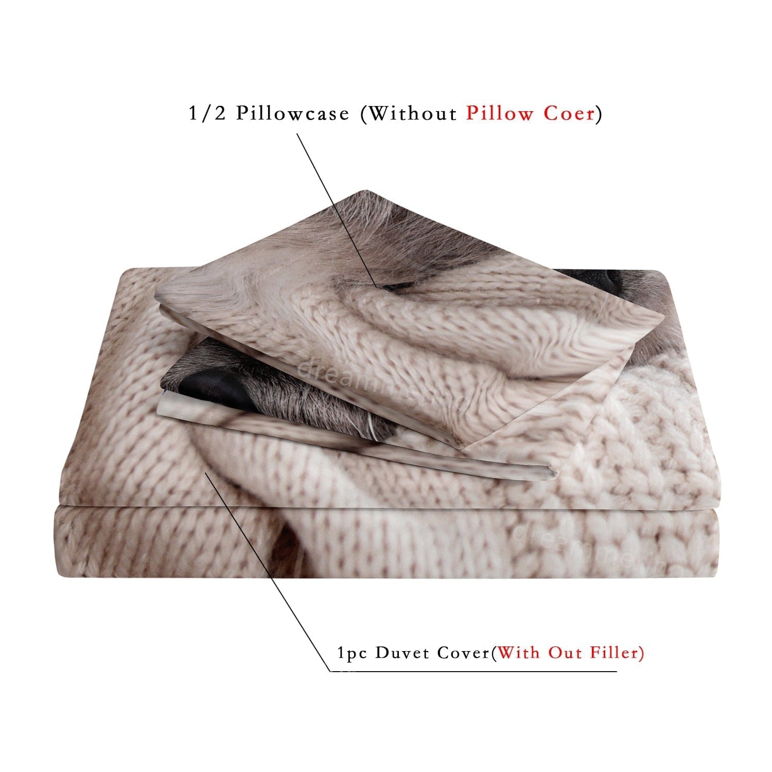 Luxe Vintage Dekbedovertrekset – Ademend & Hypoallergeen