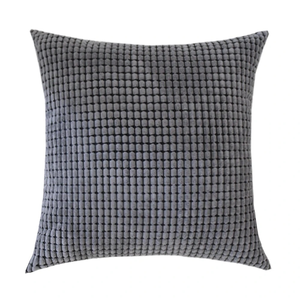 Luxe Pluchehome Kussenhoes - met Speels Maiskorrelontwerp