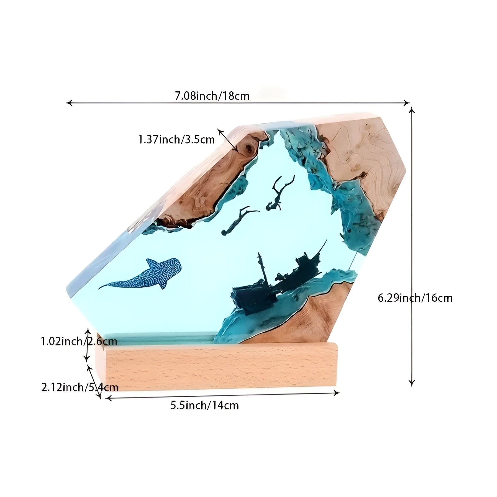 Verfrissende Oceaan Tafellamp - DeepDive Illumina