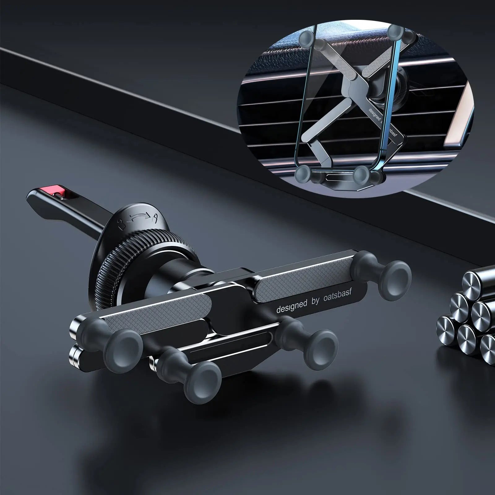 Brona Holder - Verstelbare 360° Telefoonhouder voor Auto