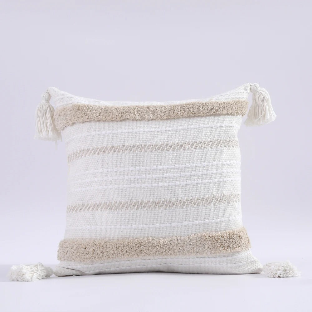 Boho Tufted Kussenhoes - Marokkaanse Flair voor Jouw Interieur