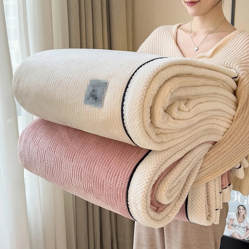 CoralFleece Luxe Deken – Zacht en Warm voor je Woonkamer