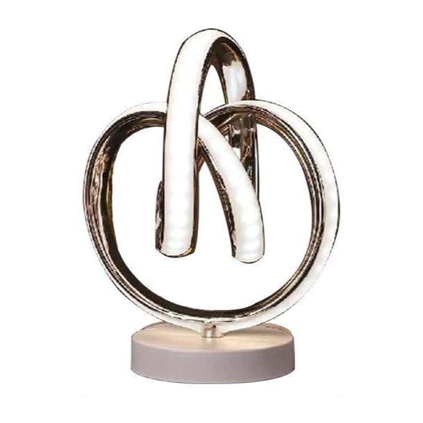 Luminare - Moderne LED Tafellamp met Gebogen Design en USB Aansluiting