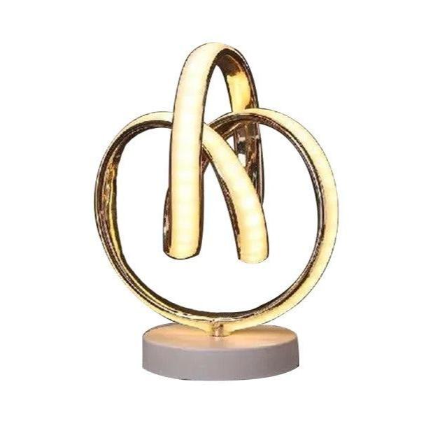 Luminare - Moderne LED Tafellamp met Gebogen Design en USB Aansluiting