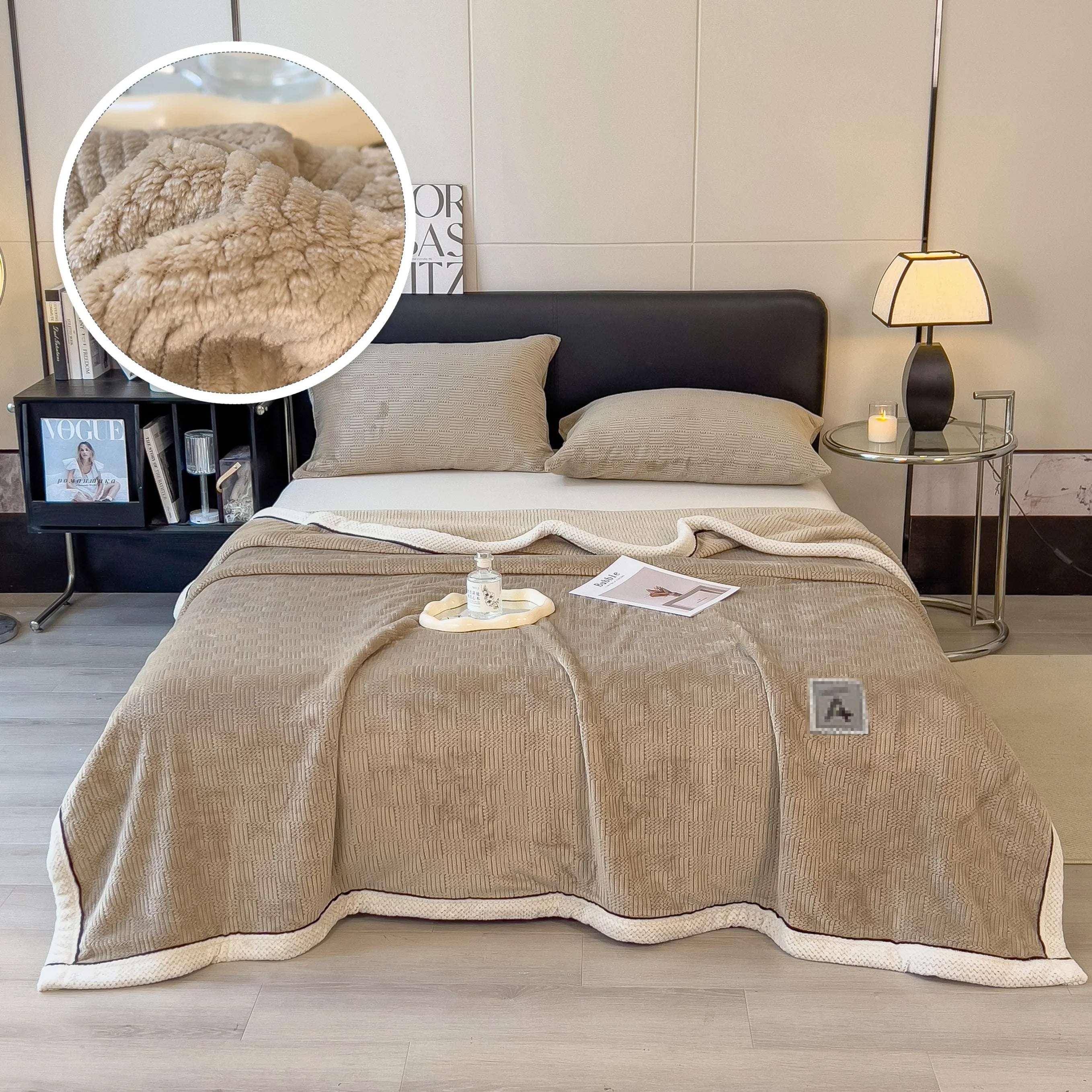 CoralFleece Luxe Deken – Zacht en Warm voor je Woonkamer