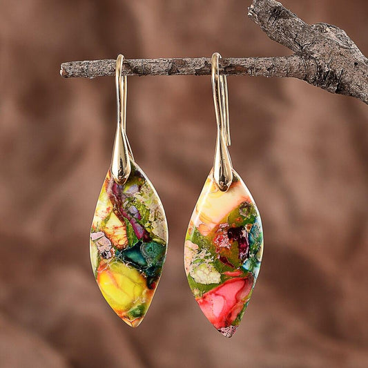 Amaris Earrings - Elegante Druppelvormige Oorbellen