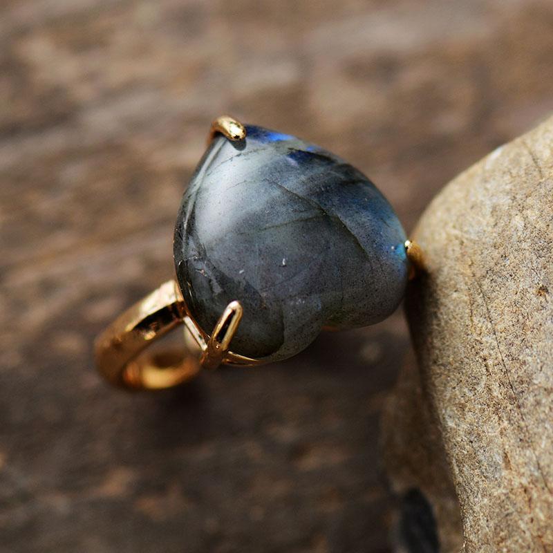 HealingGem Ring - Elegante Edelsteen Sieraden