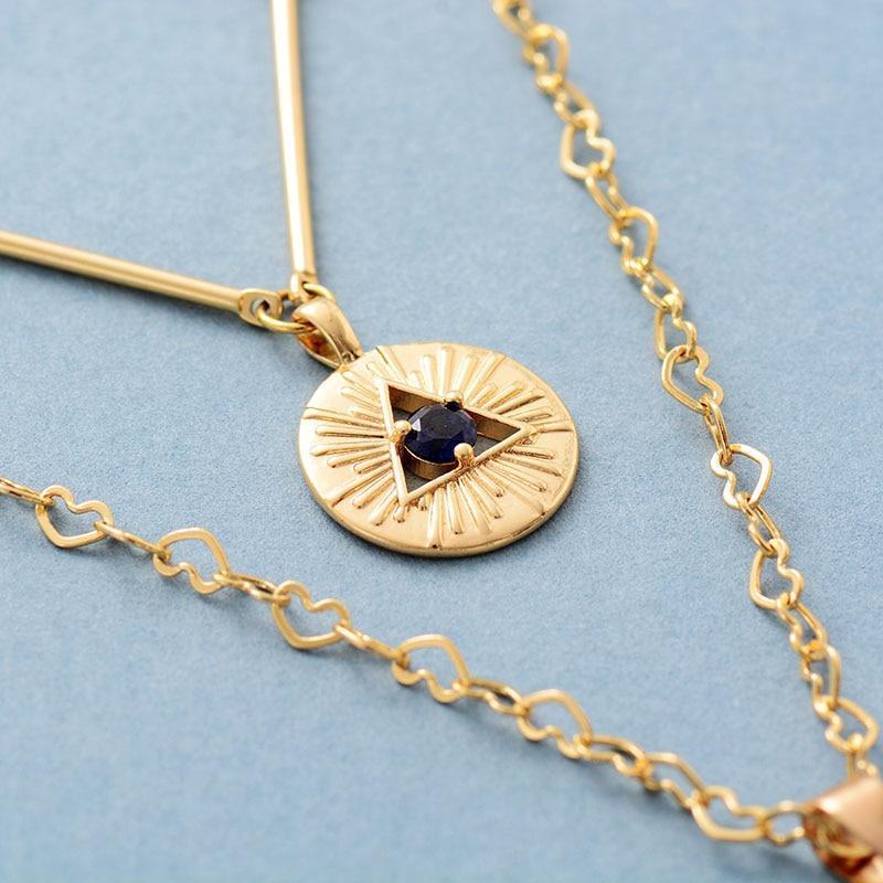 Althea Necklace – Elegante Beschermende Lapis Ketting