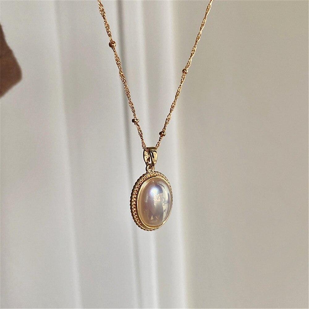 LuminaPearl Necklace - Elegante Gouden Vintage Sieraden
