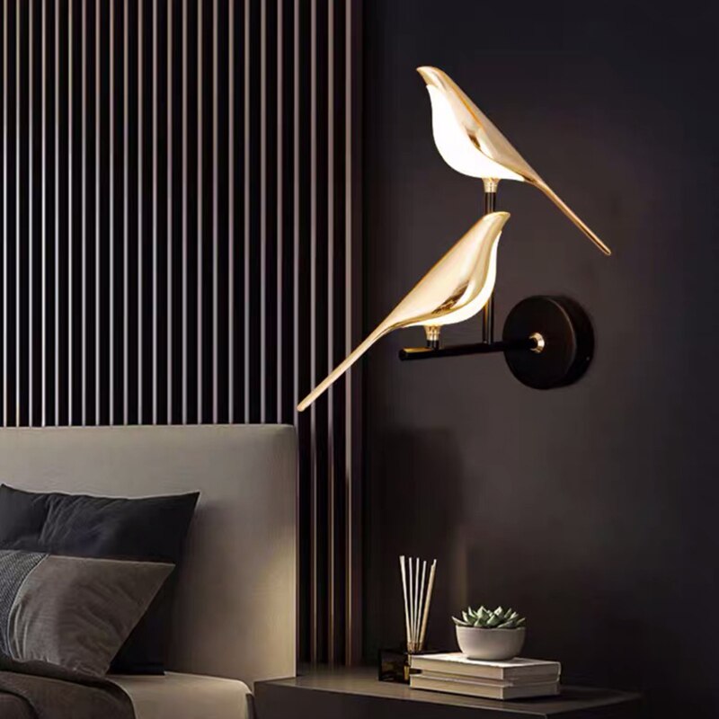 BirdGlow - Luxe LED Vogel Wandlamp