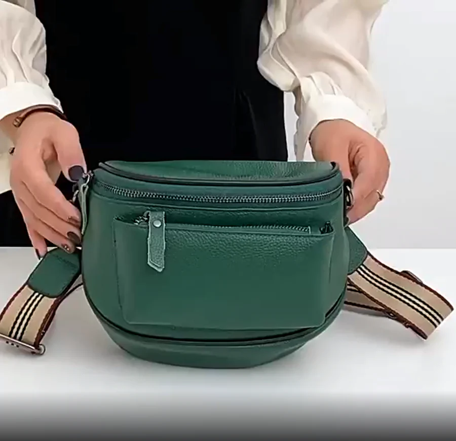 ClassicElegance Crossbody Bag - Tijdloos Design en Comfort