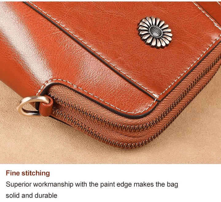 LeatherVibe - Elegante Leren Crossbody Tas