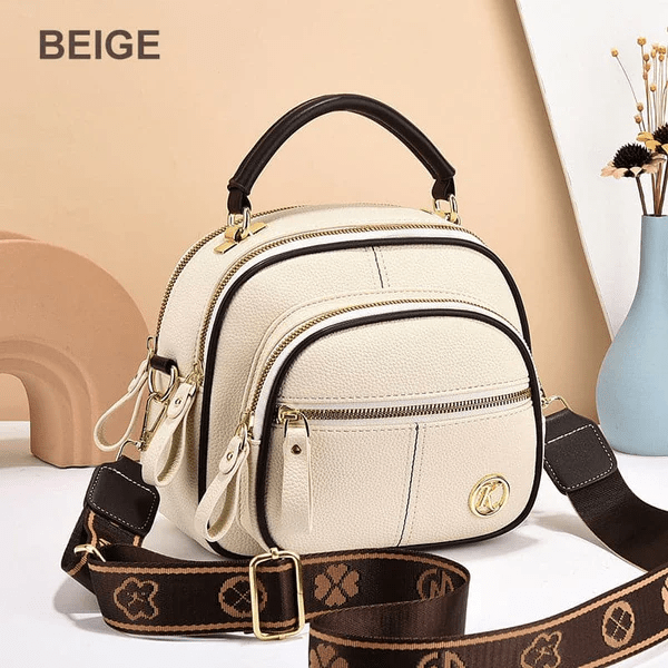 TimelessCharm - Elegante Leren Crossbodytas voor Elke Dag