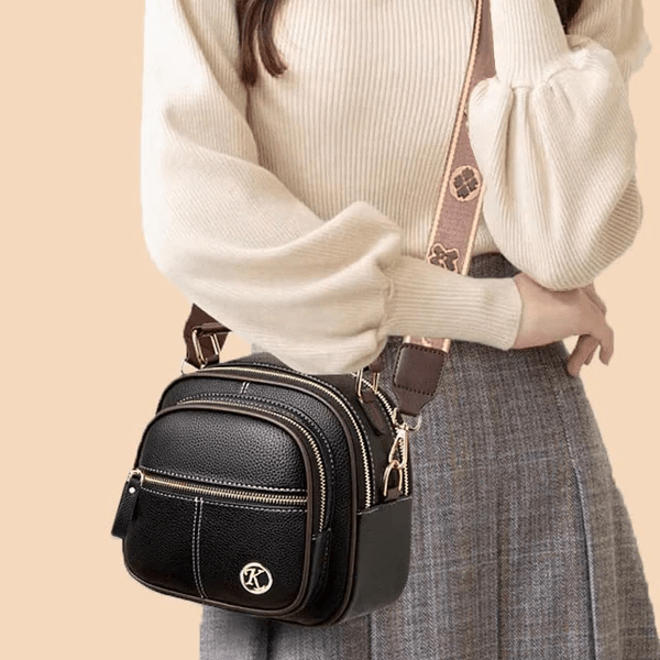 TimelessCharm - Elegante Leren Crossbodytas voor Elke Dag