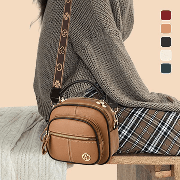 TimelessCharm - Elegante Leren Crossbodytas voor Elke Dag