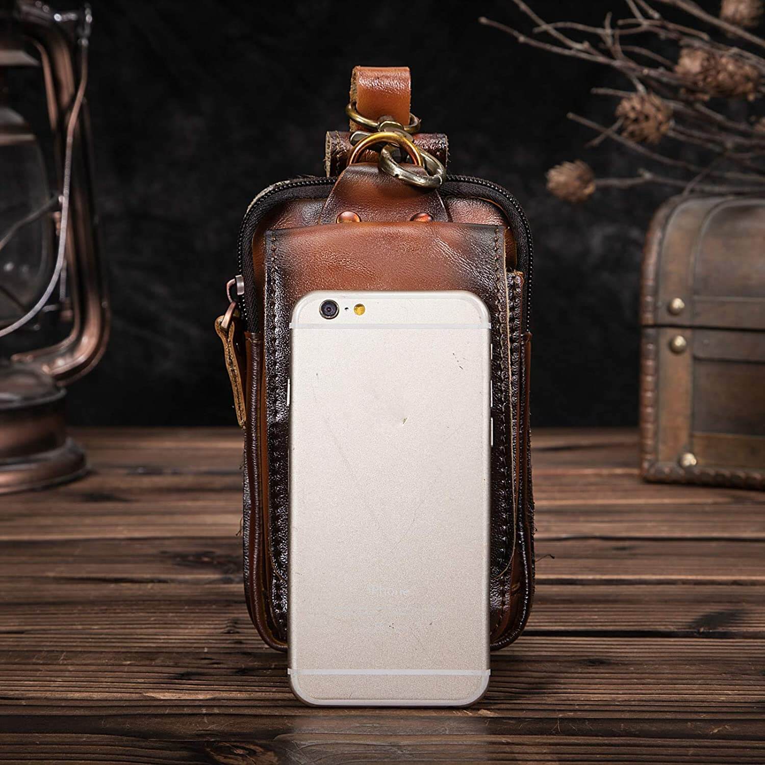 EliteGuard – Luxe Leren Heuptas voor Heren