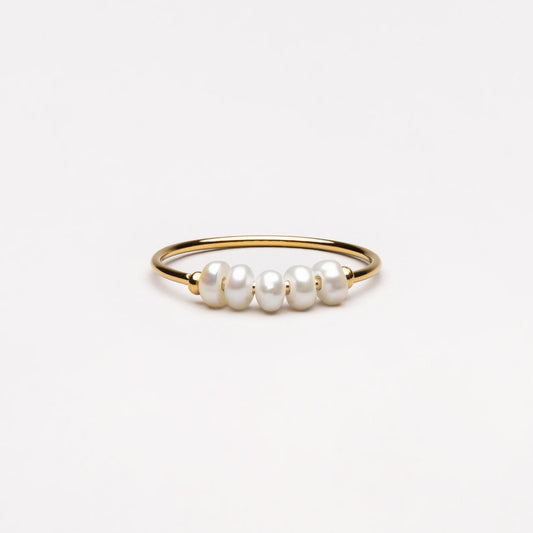Chic Isolde Mini Pearl Ring - Elevate Your Style!