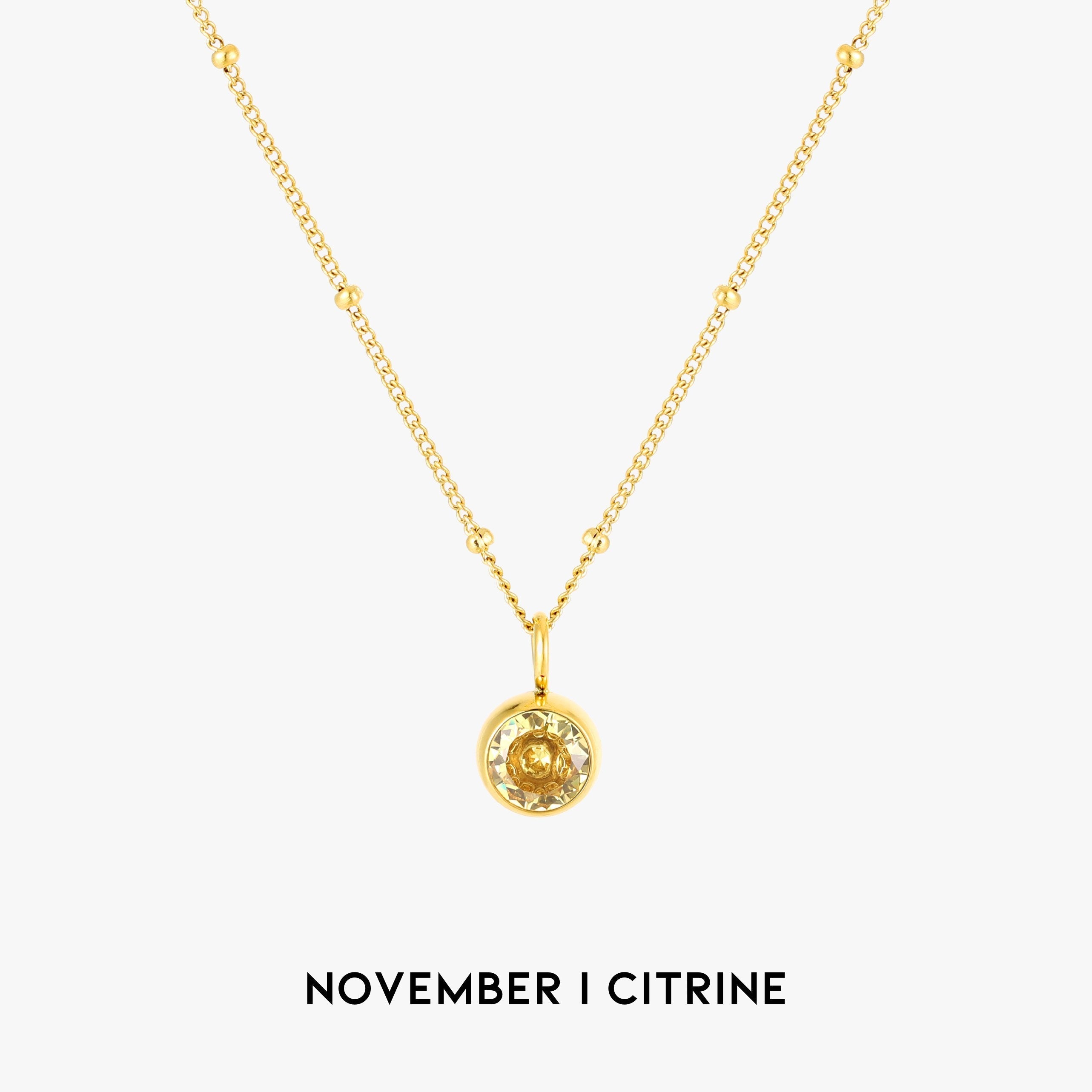 Aurora Geboortesteen Ketting - Een Betoverende Verbondenheid