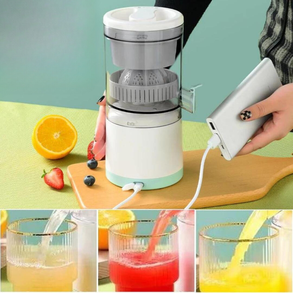 JuiceMaster Pro – Draadloze Citrus Extractor